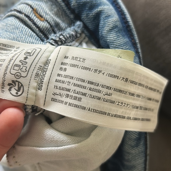 Abercrombie & Fitch Crossover Waist 90s Straight Ultra High Rise Jeans size 12 - Picture 8 of 9